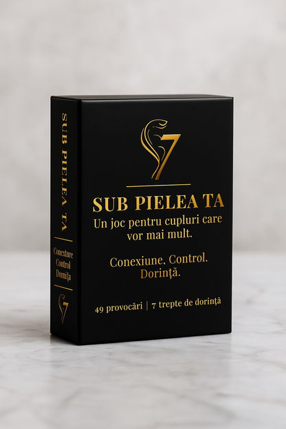 SUB PIELEA TA – Joc de cuplu cu 49 de provocări senzuale